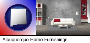 Albuquerque, New Mexico - home furnishings - 3d rendering