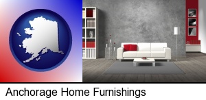 Anchorage, Alaska - home furnishings - 3d rendering