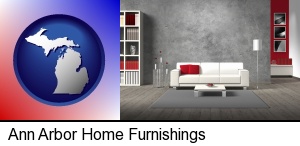 Ann Arbor, Michigan - home furnishings - 3d rendering