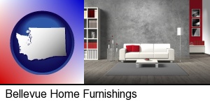 Bellevue, Washington - home furnishings - 3d rendering