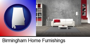 Birmingham, Alabama - home furnishings - 3d rendering