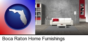 Boca Raton, Florida - home furnishings - 3d rendering