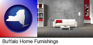 Buffalo, New York - home furnishings - 3d rendering
