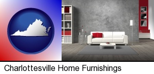 Charlottesville, Virginia - home furnishings - 3d rendering