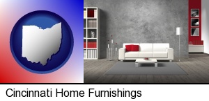 Cincinnati, Ohio - home furnishings - 3d rendering