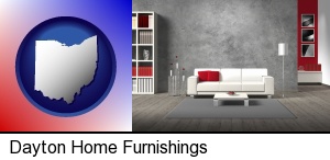 Dayton, Ohio - home furnishings - 3d rendering