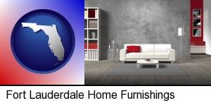 Fort Lauderdale, Florida - home furnishings - 3d rendering