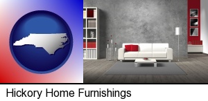 Hickory, North Carolina - home furnishings - 3d rendering