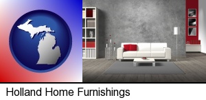Holland, Michigan - home furnishings - 3d rendering