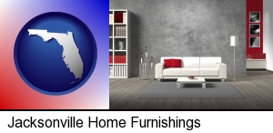 Jacksonville, Florida - home furnishings - 3d rendering