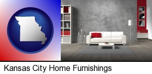 Kansas City, Missouri - home furnishings - 3d rendering