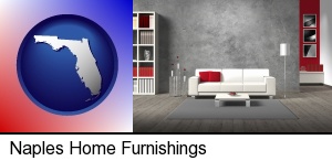 Naples, Florida - home furnishings - 3d rendering