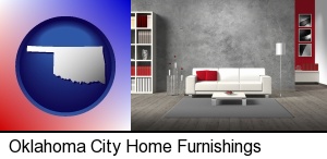 Oklahoma City, Oklahoma - home furnishings - 3d rendering
