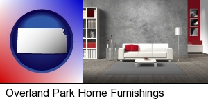 Overland Park, Kansas - home furnishings - 3d rendering