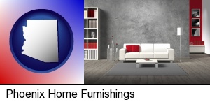 Phoenix, Arizona - home furnishings - 3d rendering