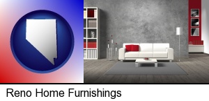 Reno, Nevada - home furnishings - 3d rendering
