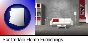 Scottsdale, Arizona - home furnishings - 3d rendering