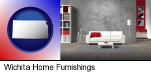 Wichita, Kansas - home furnishings - 3d rendering